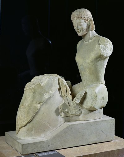 The Rampin Rider, c.550-540 BC by Greek